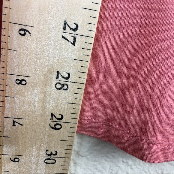 Maurices Women's 24/7 Peach Short Sleeve Tee Size OX With Old Navy Floral Scarf - Picture 11 of 12